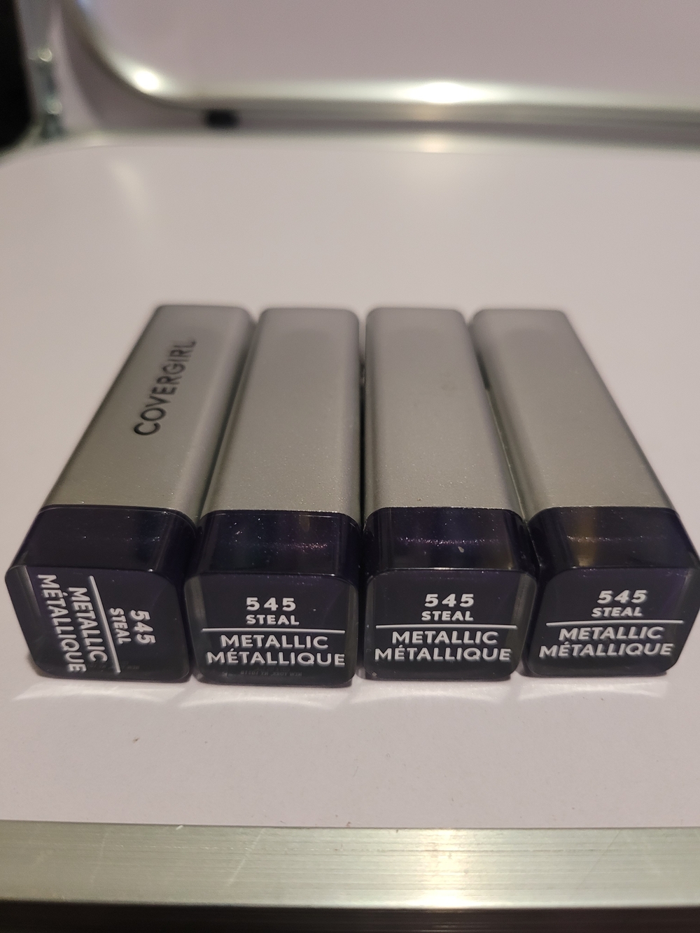 4ct COVERGIRL #545Metallic Lipstick Set